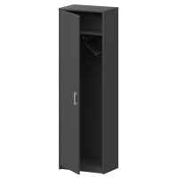 Гардероб узкий Арго А-308 Антрацит